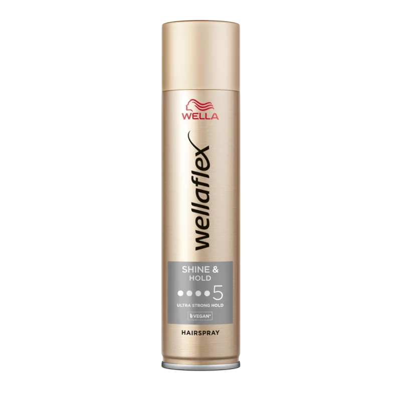Fixativ cu grad de fixare 5 Shine & Hold Wellaflex, 250ml, Wella — preț și oferte