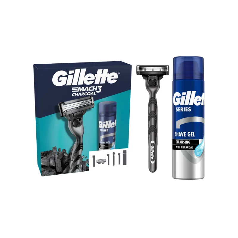 Set Mach 3 Charcoal, Gillette — preț și oferte