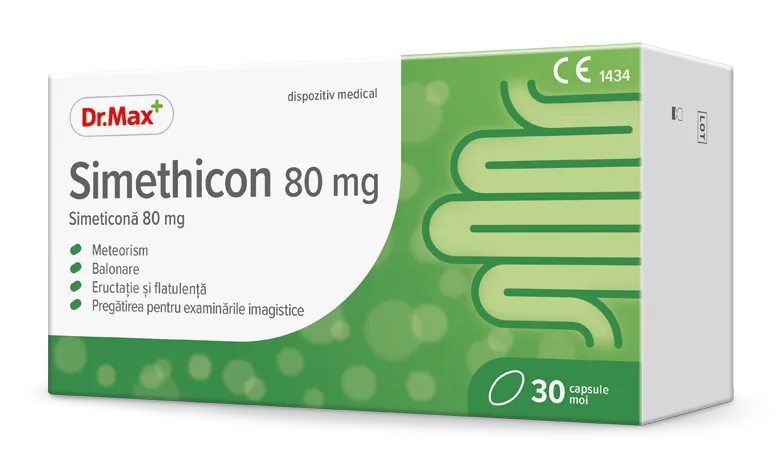 Dr. Max Simeticona 80mg, 30 capsule moi — preț și oferte