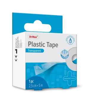 Dr. Max Plastic Tape transparent, 2.5cm x 5m