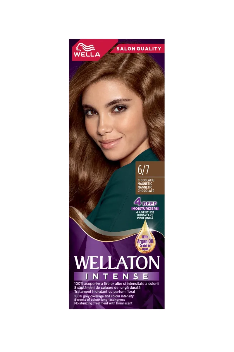 Vopsea de par permanenta Ciocolatiu Magnetic 6.7 Wellaton, 110ml, Wella — preț și oferte