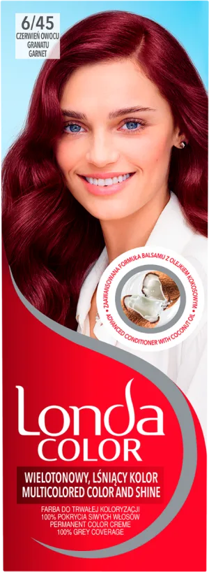Vopsea de par permanenta 6/45 Rosu Granat, 110ml, Londa