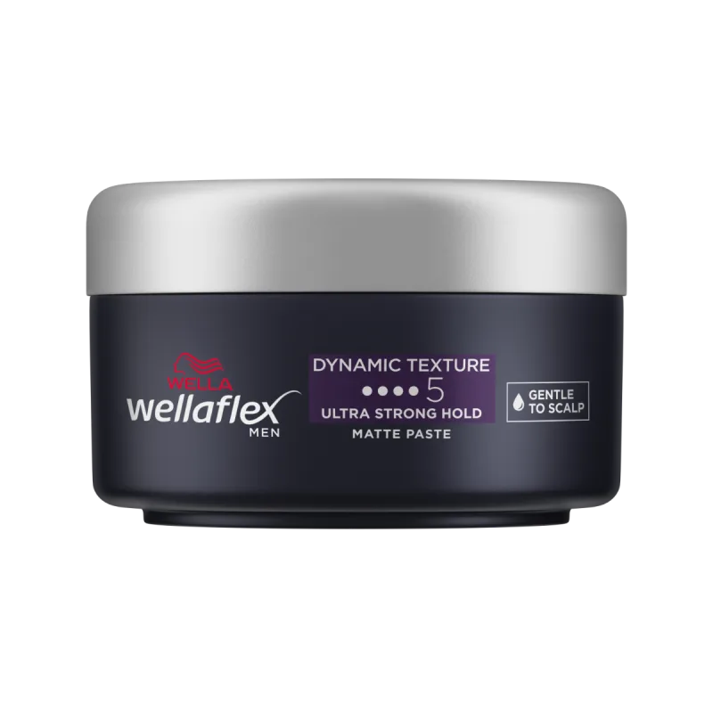Ceara mata pentru par cu grad de fixare 5 Men Dynamic Texture Wellaflex, 75ml, Wella — preț și oferte