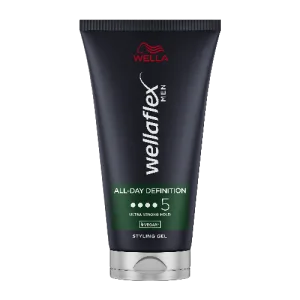 Gel pentru par cu grad de fixare 5 Men All-Day Definition Wellaflex, 150ml, Wella