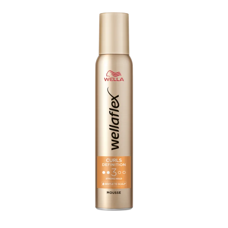 Spuma pentru par cu grad de fixare 3 Curls & Waves Wellaflex, 200ml, Wella — preț și oferte