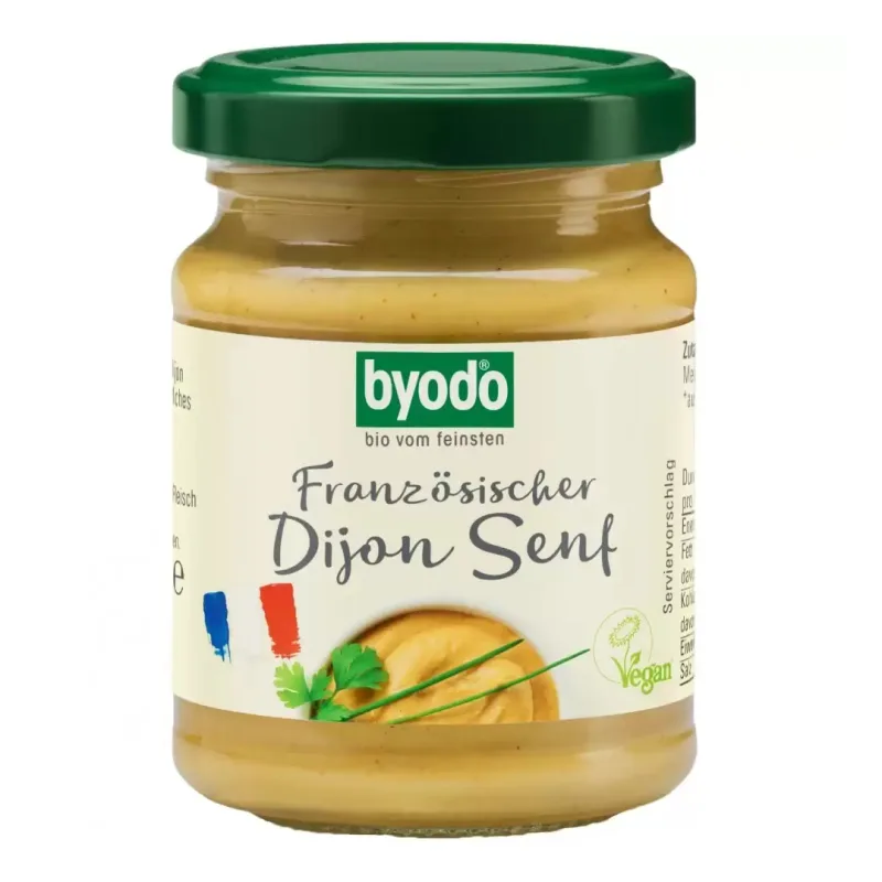 Mustar Dijon Eco fara gluten, 125ml, Byodo — preț și oferte