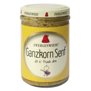 Mustar  Eco cu boabe intregi fara gluten, 160ml, Zwergenwiese