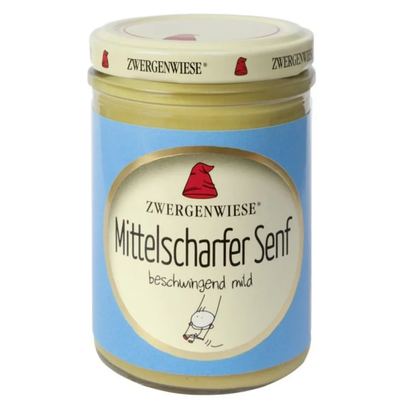 Mustar Eco usor picant fara gluten, 160ml, Zwergenwiese — preț și oferte