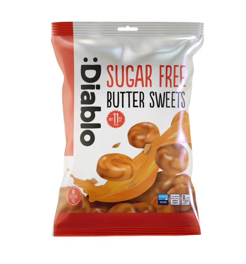 Drosuri fara zahar cu unt, 75g, Diablo — preț și oferte