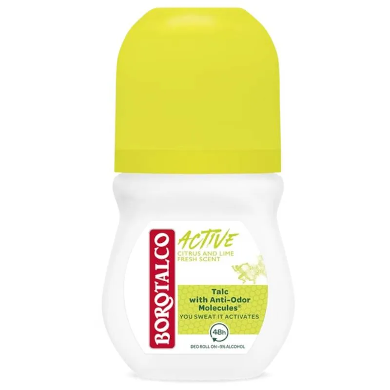 Deodorant roll-on Active Citrus & Lime, 50ml, Borotalco — preț și oferte