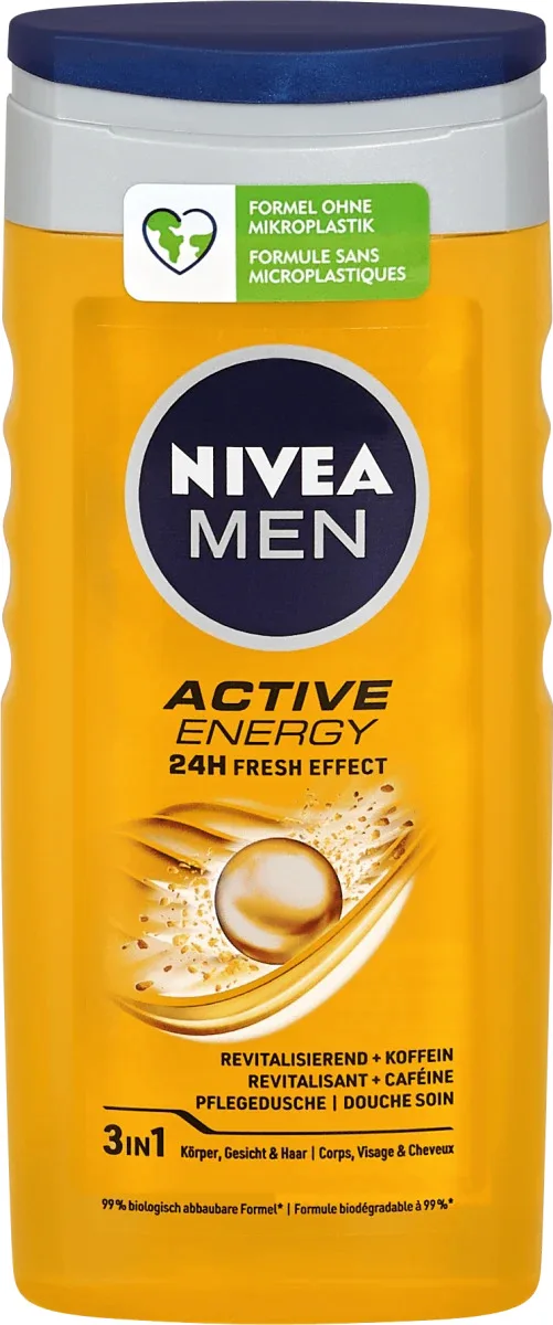 Gel de dus Active Energy, 250ml, Nivea — preț și oferte