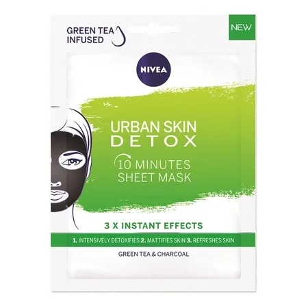 Masca tip servetel Urban Skin Detox, 1 bucata, Nivea — preț și oferte