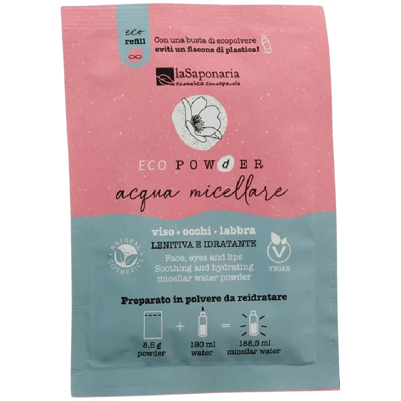 Apa micelara pudra, 8.5g, La Saponaria — preț și oferte