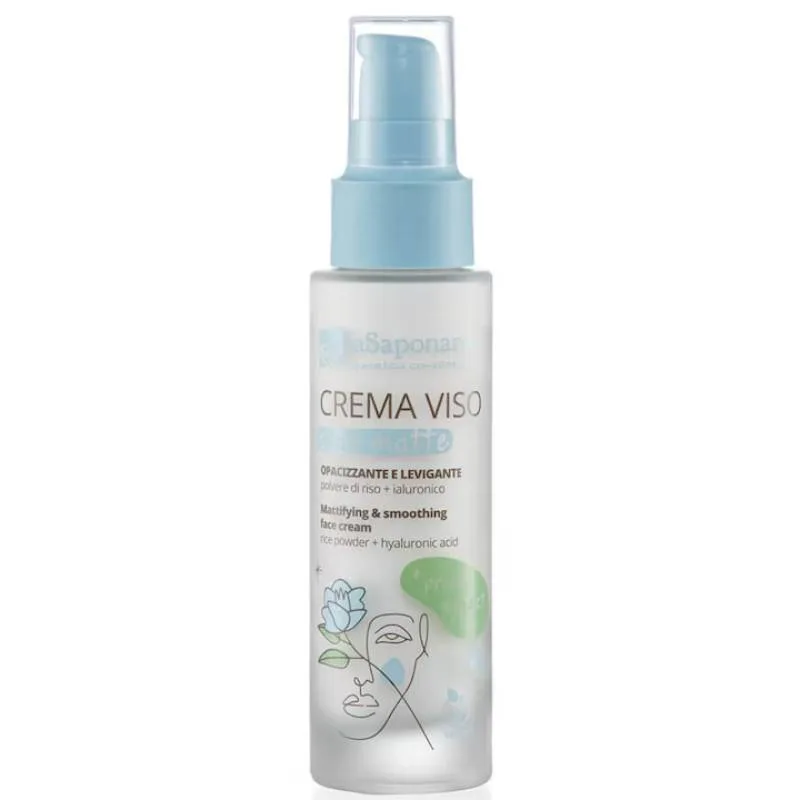 Crema de fata pentru matifiere si netezire Stay Matte, 50ml, La Saponaria — preț și oferte