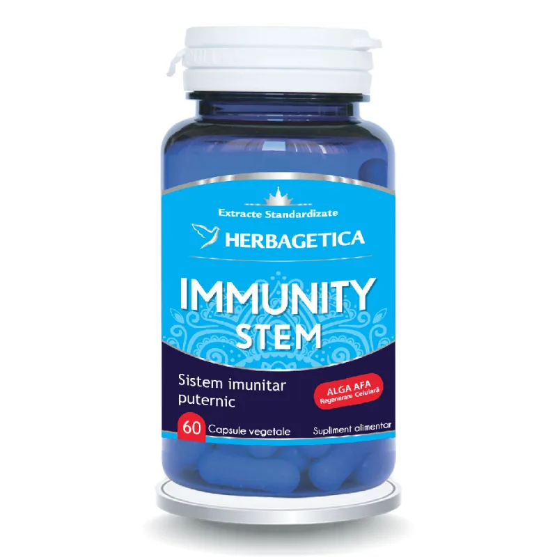Immunity stem, 60 capsule, Herbagetica — preț și oferte