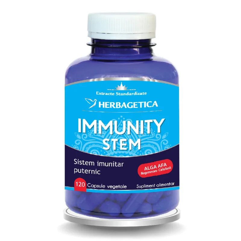 Immunity stem, 120 capsule, Herbagetica — preț și oferte