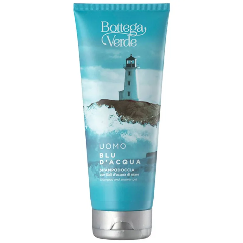 Sampon si gel de dus 2 in 1 cu saruri marine Blu D'Acqua, 200ml, Bottega Verde — preț și oferte