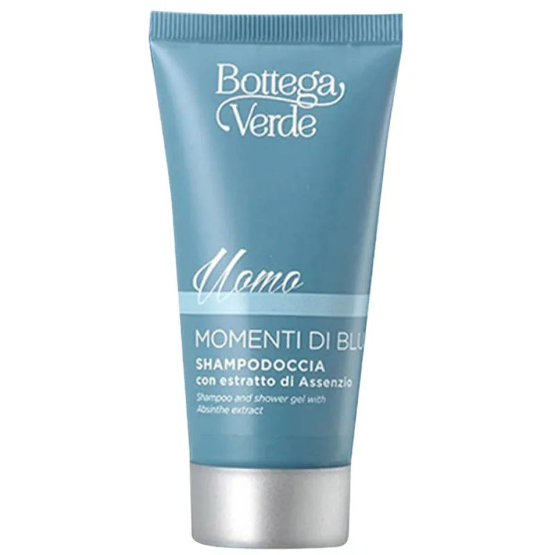 Sampon si gel de dus travel size Momenti di Blu, 50ml, Bottega Verde — preț și oferte