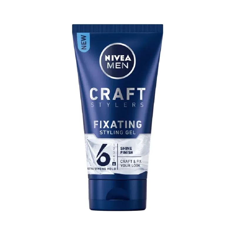 Gel de par pentru barbati cu aspect lucios Fixating, 150ml, Nivea — preț și oferte