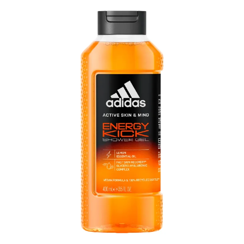 Gel de dus pentru barbati Energy Kick, 400ml, Adidas — preț și oferte