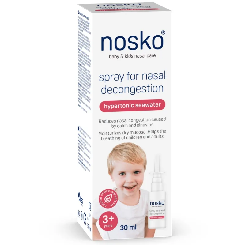 Spray pentru decongestionarea nazala, 30ml, Nosko Baby — preț și oferte
