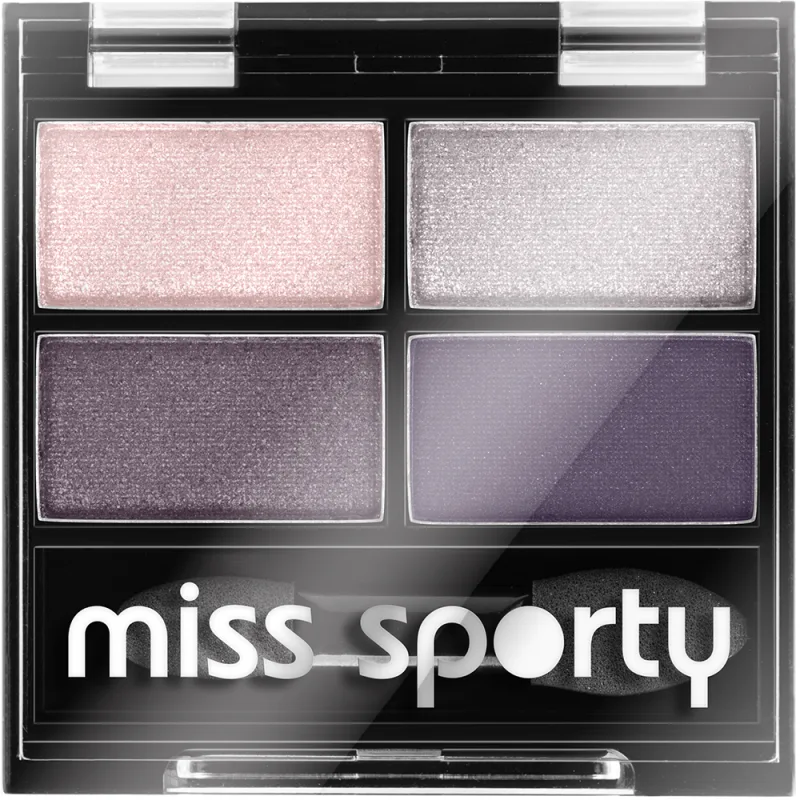 Paleta de farduri pentru pleoape Studio Color Quattro 402 Smoky Green, 5g, Miss Sporty — preț și oferte