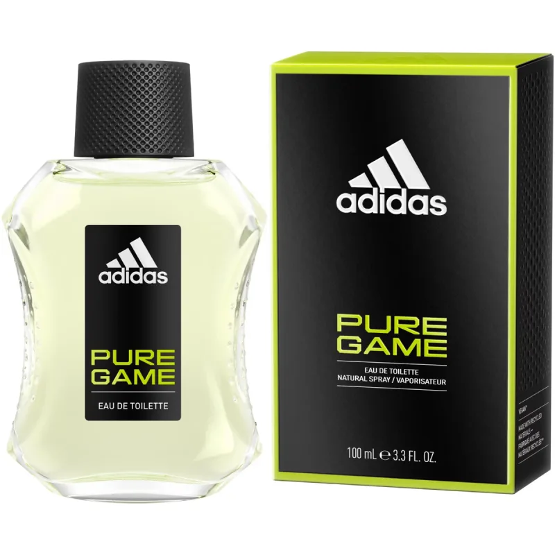 Apa de toaleta pentru barbati Pure Game, 100ml, Adidas — preț și oferte