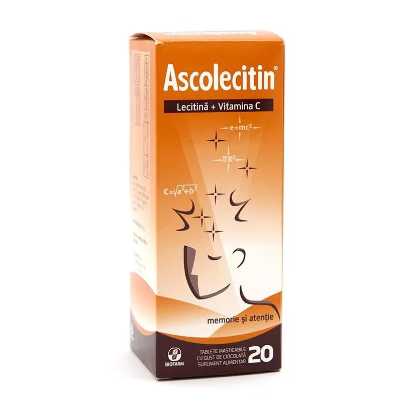 Ascolecitin, 20 comprimate, Biofarm — preț și oferte