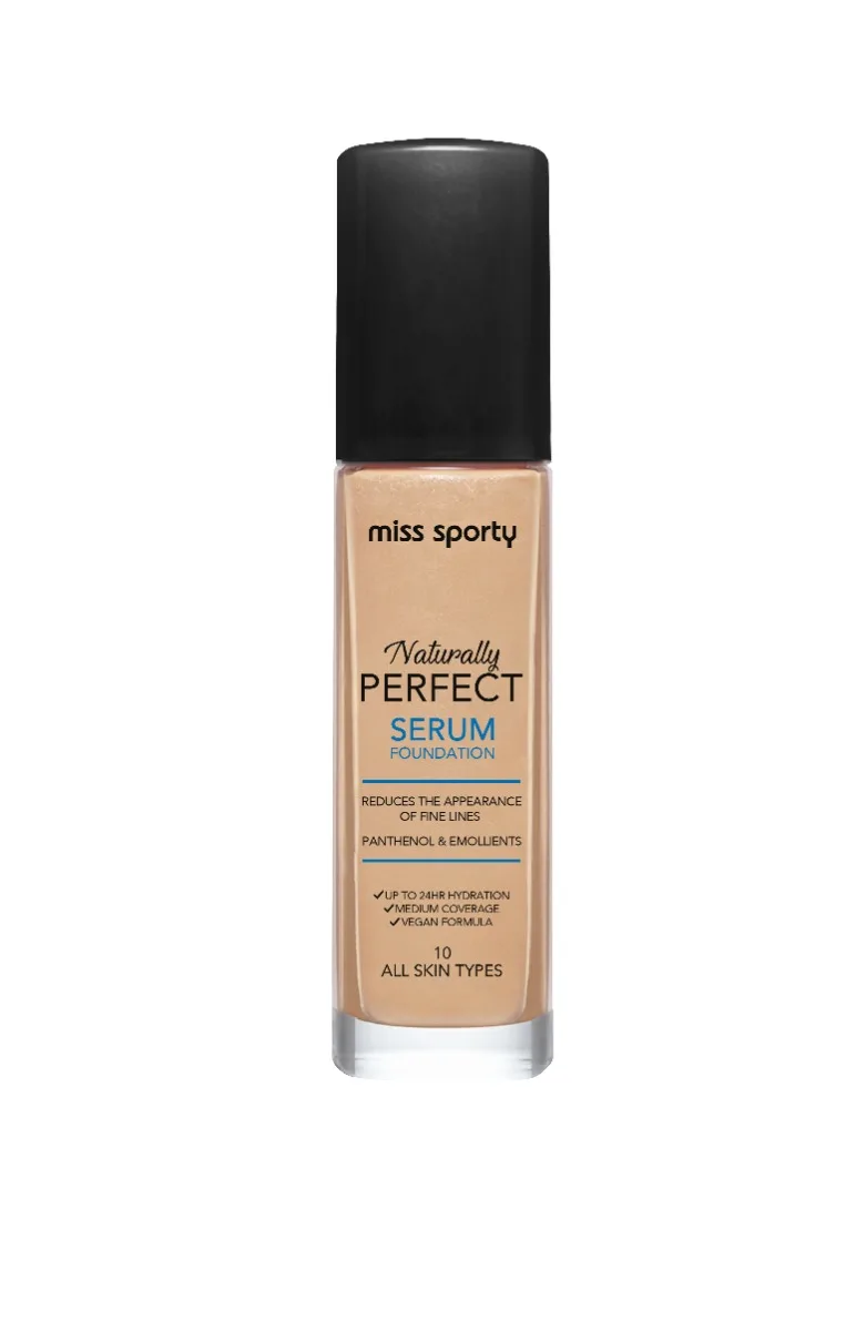 Fond de ten  Serum Naturally Perfect All Skin Tones 10, 30ml, Miss Sporty — preț și oferte