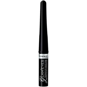 Tus de ochi lichid Glam'Eyes Professional 001 Black Glamour, 3.5ml, Rimmel London