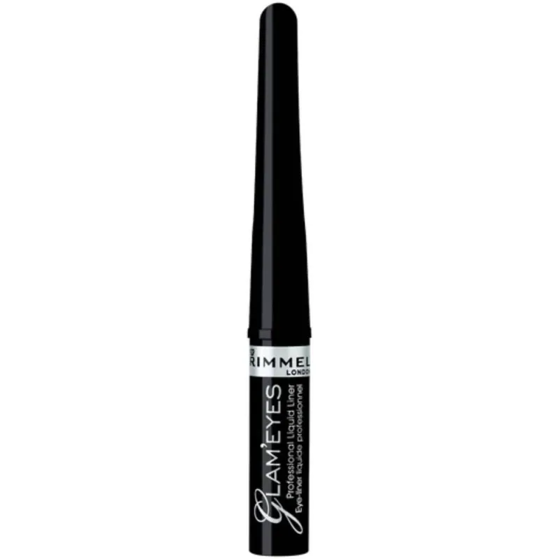 Tus de ochi lichid Glam'Eyes Professional 001 Black Glamour, 3.5ml, Rimmel London — preț și oferte