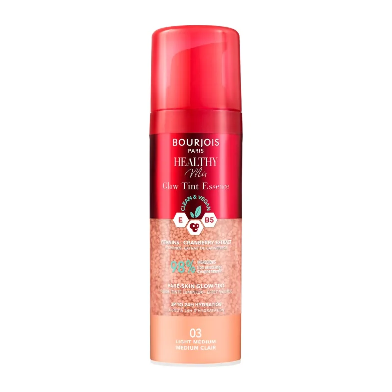 Crema coloranta Healthy Mix Glow Tint Essence 03 Light Medium, 30ml, Bourjois — preț și oferte