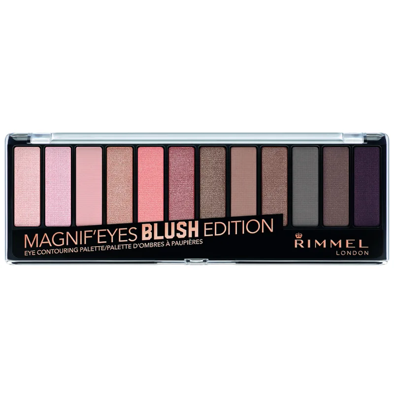 Paleta de farduri Magnif'Eyes 002 Blush Edition, 14.2g, Rimmel London — preț și oferte