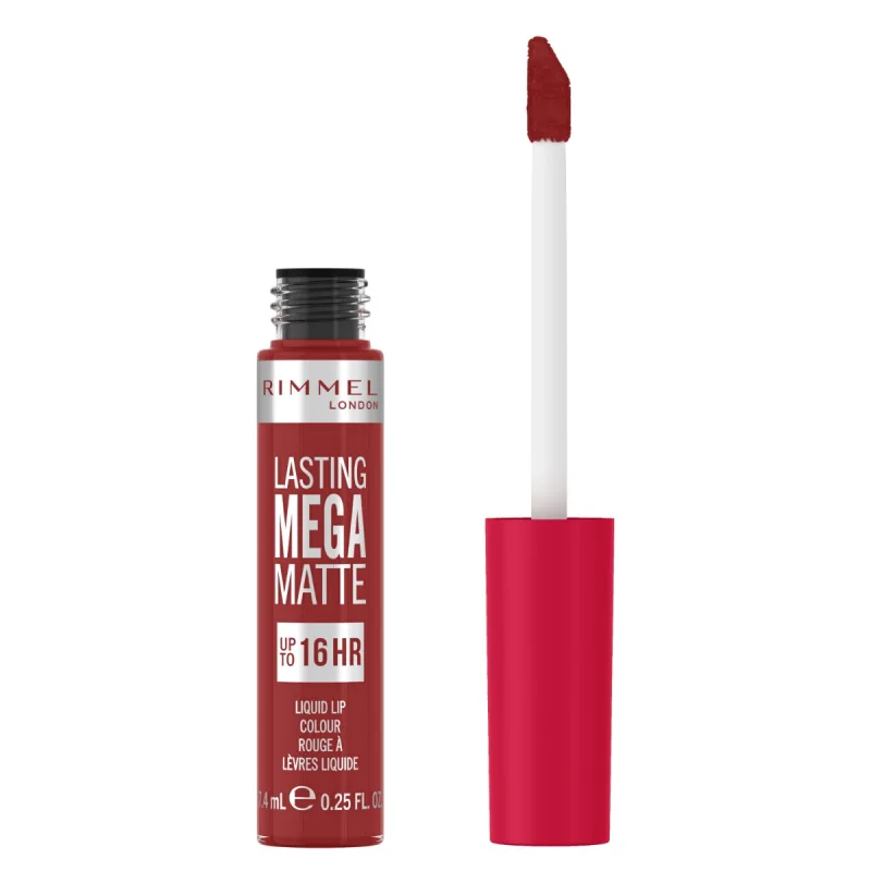 Ruj lichid Lasting Mega Matte 500 Fire Starter, 7.4ml, Rimmel London — preț și oferte