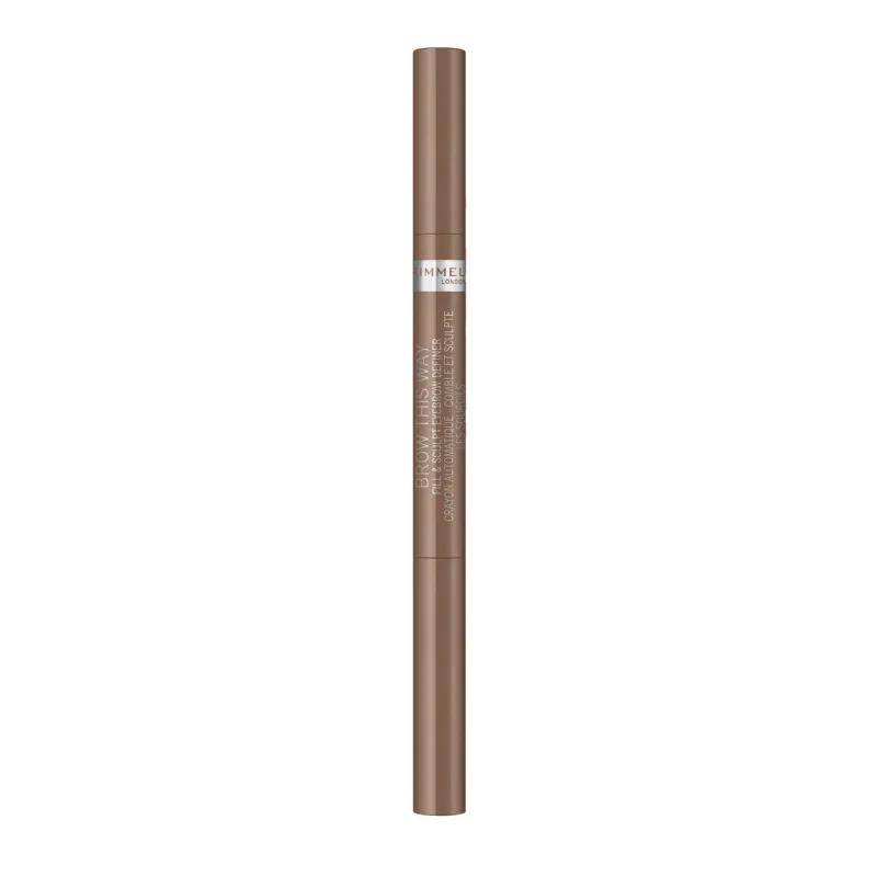 Creion pentru sprancene automatic Brow This Way 2-in-1 001 Blonde, 0.25g, Rimmel London — preț și oferte