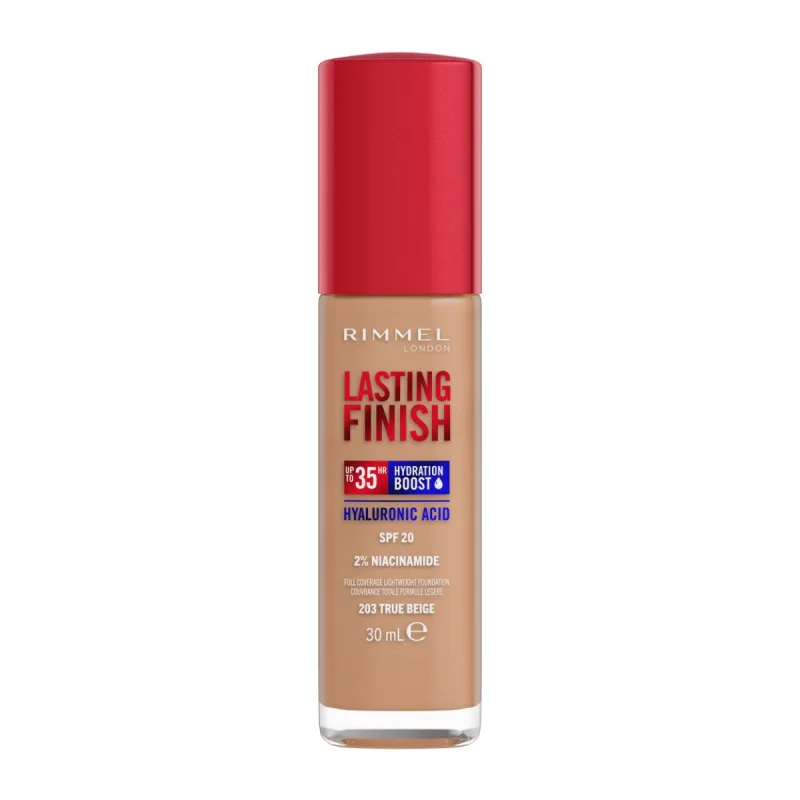 Fond de ten Lasting Finish 35H 203 True Beige, 30ml, Rimmel London — preț și oferte
