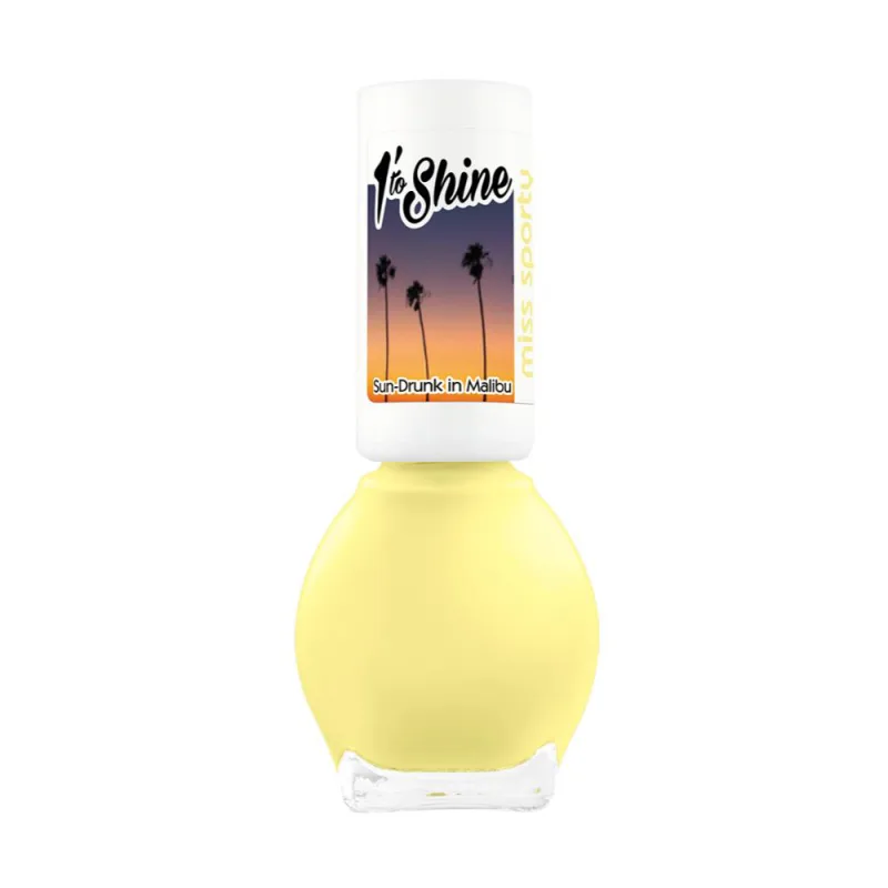 Lac de unghii 1 Minute To Shine 637 Sun-Drunk In Malibu, 7ml, Miss Sporty — preț și oferte