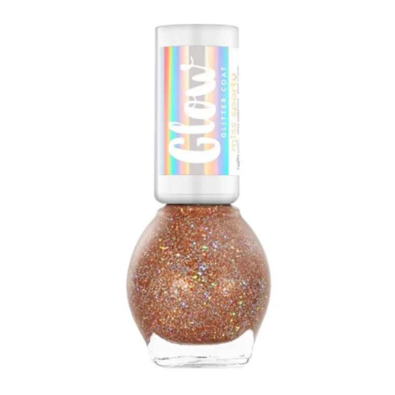 Lac de unghii Glow Glitter 040 Golden Warmth, 7ml, Miss Sporty — preț și oferte