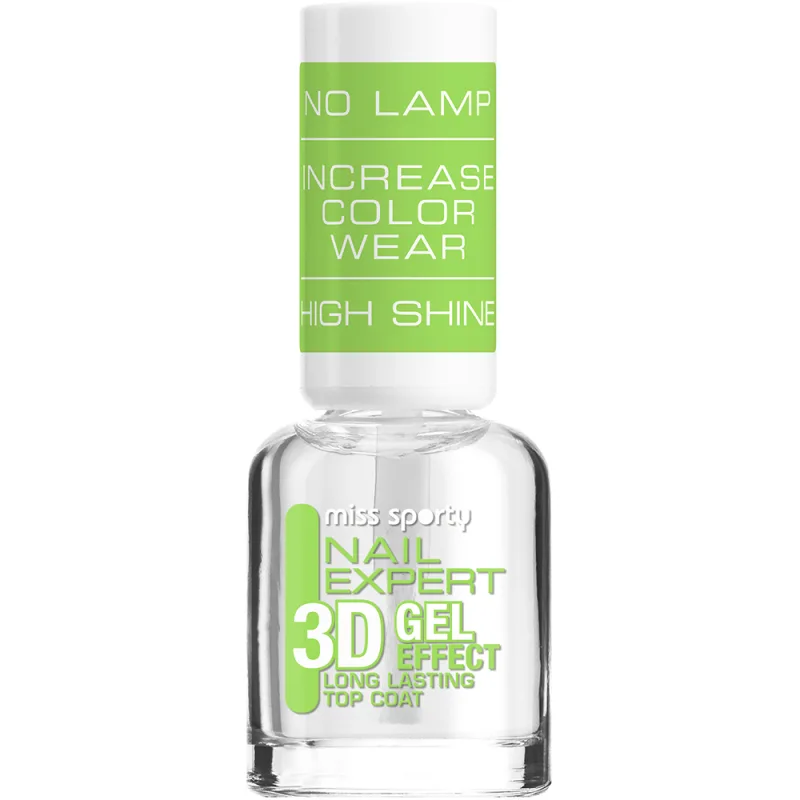 Top Coat 3D Gel Effect, 8g, Miss Sporty — preț și oferte