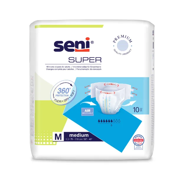 Scutece Super Medium, 10 bucati, Seni — preț și oferte