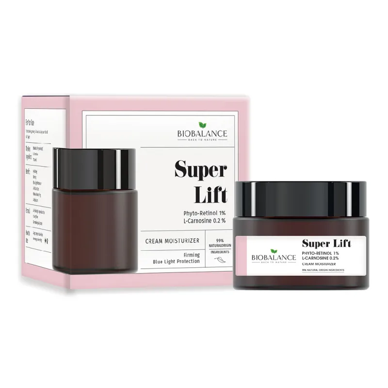 Crema lifting cu Fito-Retinol 1% + L-Carnosina 0.2 % Super Lift, 50 ml, Bio Balance — preț și oferte