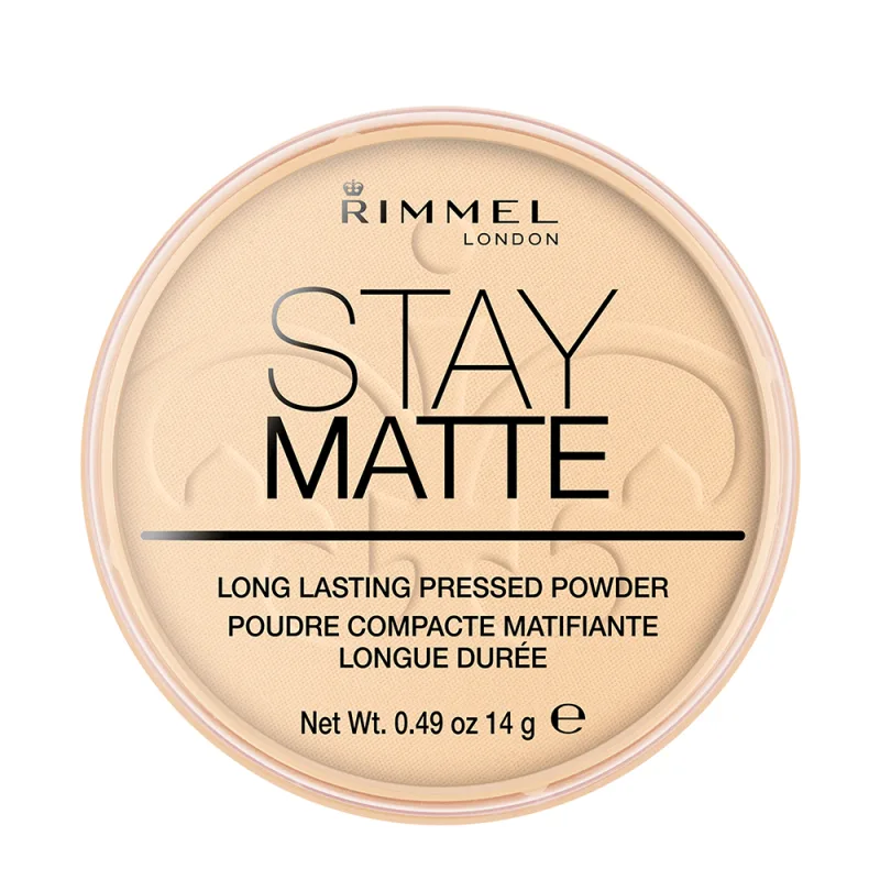 Pudra compacta Stay Matte 001 Transparent, 14g, Rimmel London — preț și oferte