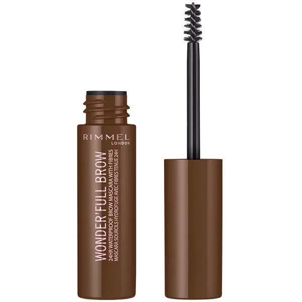 Mascara pentru sprancene Wonder'Full Brow 24H Waterproof 002 Medium, 4.5ml, Rimmel London — preț și oferte