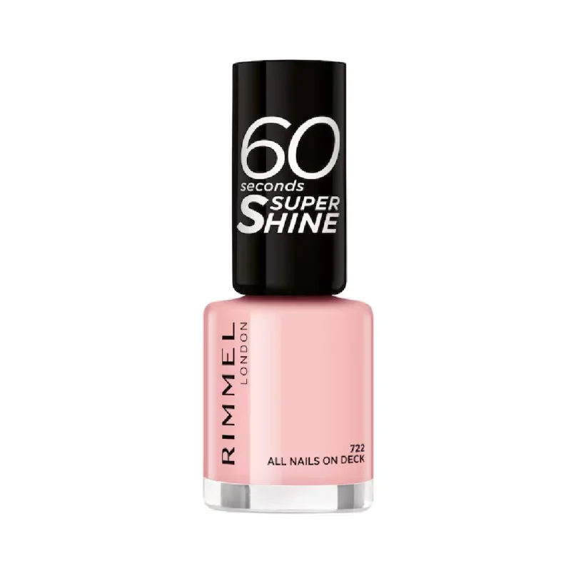 Lac de unghii 60 Seconds Super Shine 722 All Nails on Deck, 8ml, Rimmel London — preț și oferte