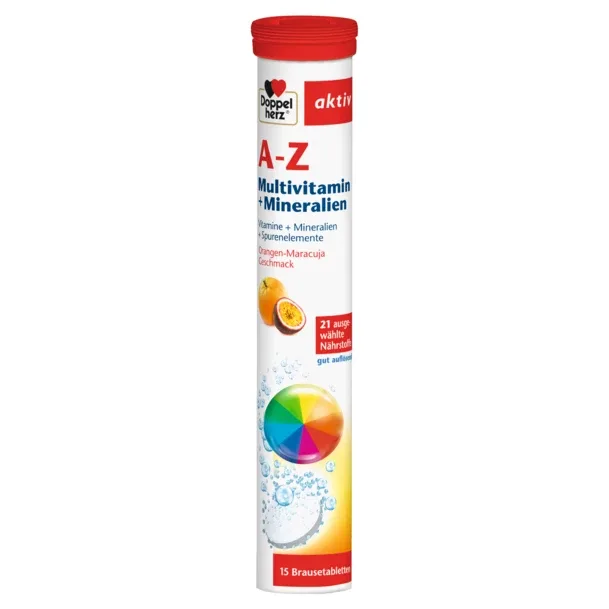 A-Z multivitamine si minerale, 15 comprimate efervescente, Doppelherz — preț și oferte