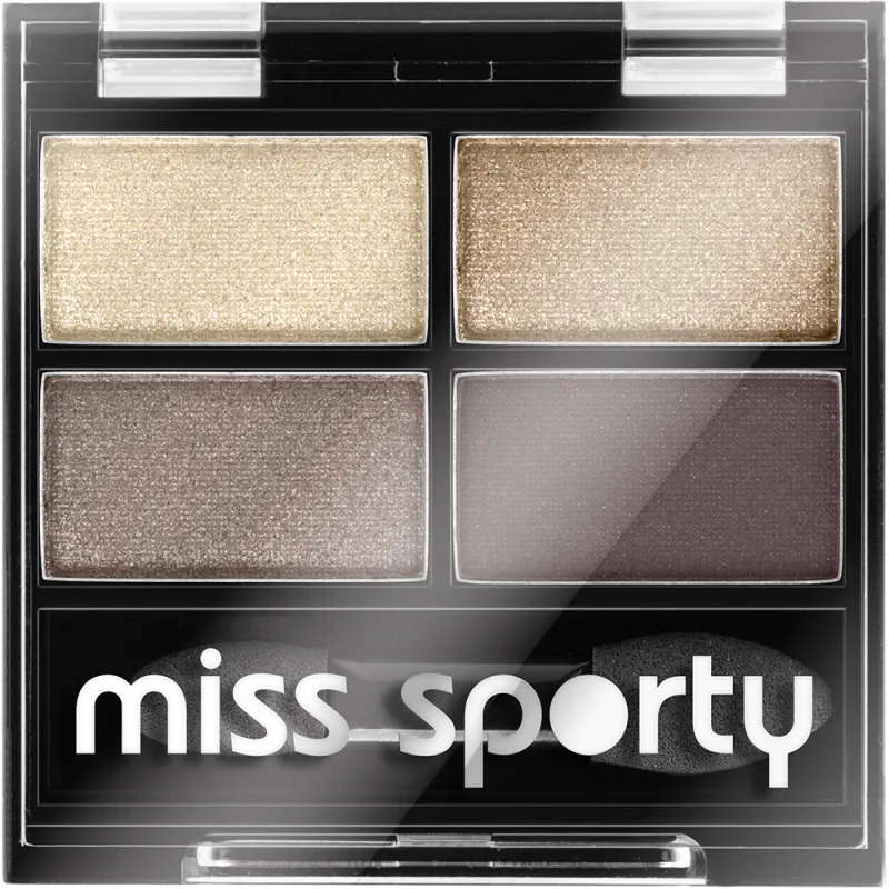Paleta de farduri pentru pleoape Studio Color Quattro 403 Smoky Brown, 5g, Miss Sporty — preț și oferte