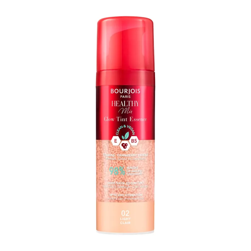 Crema coloranta Healthy Mix Glow Tint Essence 02 Light, 30ml, Bourjois — preț și oferte