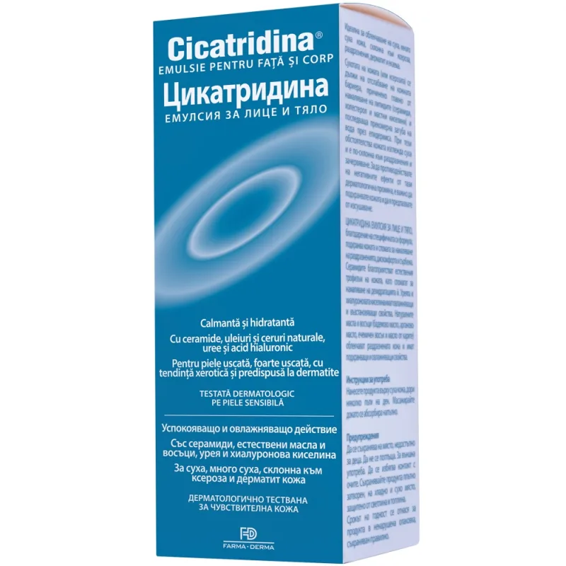 Cicatridina emulsie fata si corp, 180ml, Farma-Derma — preț și oferte