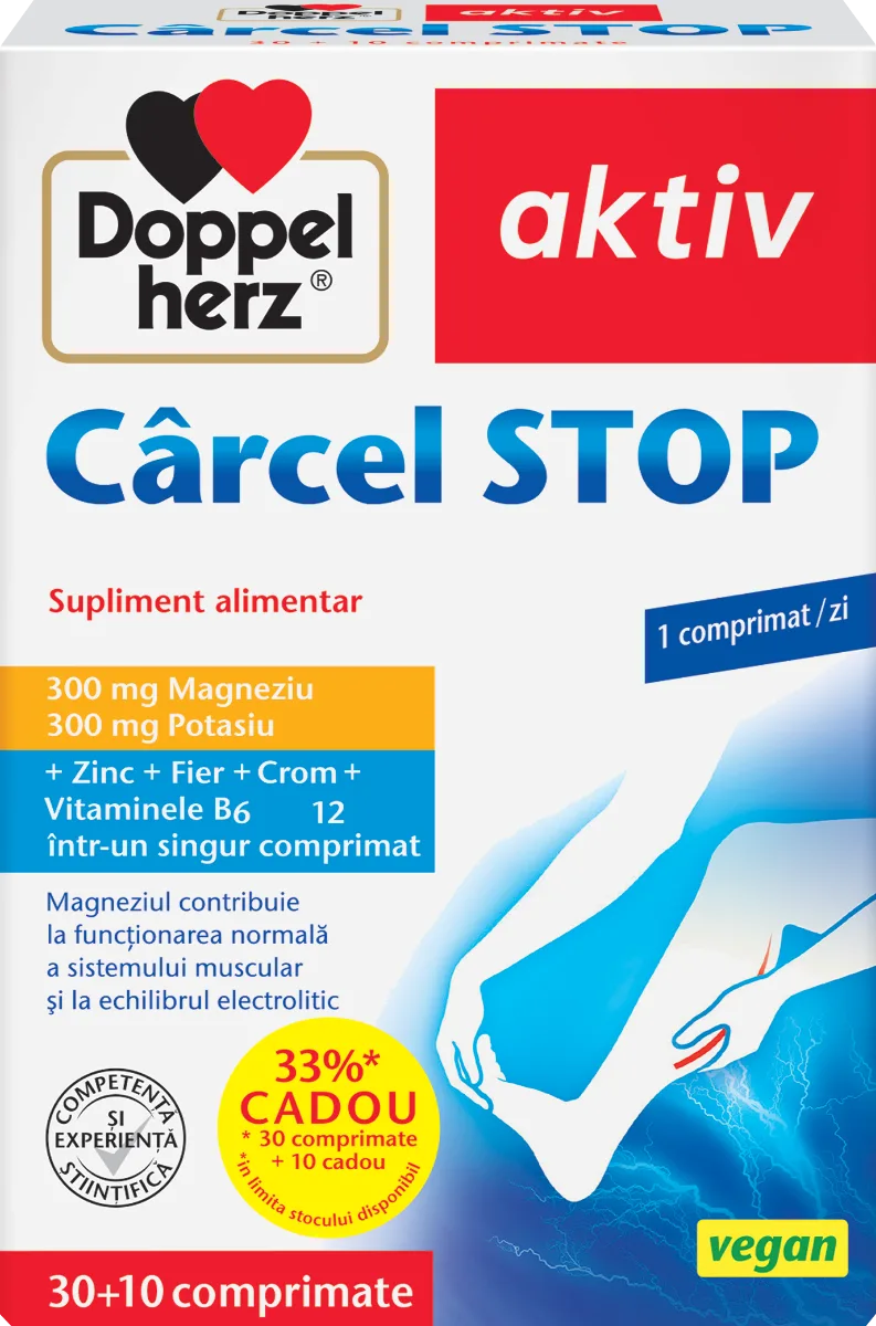 Pachet Aktiv Carcel Stop, 30 + 10 comprimate, Doppelherz — preț și oferte