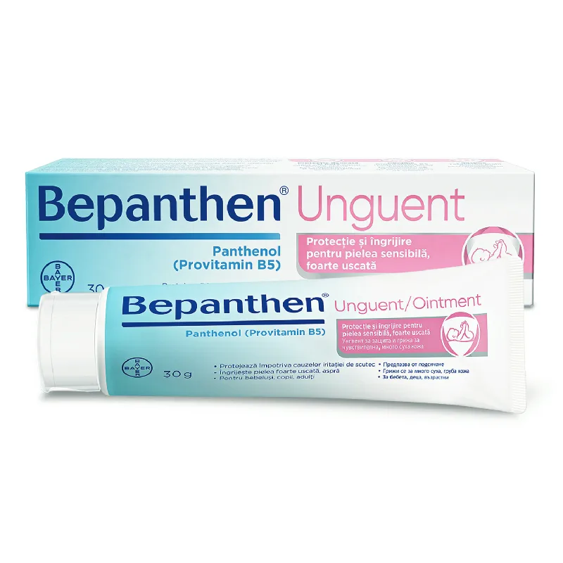 Unguent impotriva iritatiilor de scutec Bepanthen, 5%, 30 g, Bayer — preț și oferte